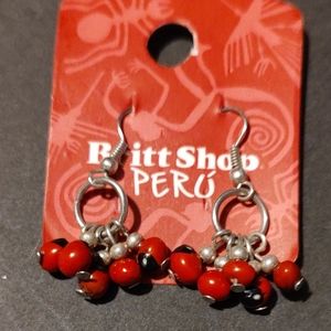 Earrings made in peru